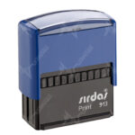 مهر ژلاتینی مستطیلی بدون درپوش سرداش مدل 913