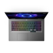 Lenovo LOQ 17IRX10 نمای کیبورد و تاچ‌پد از بالا
