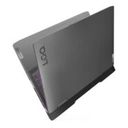 نمای سه‌ربع پشت چپ Lenovo LOQ 16IRH8 روی پس‌زمینه سفید