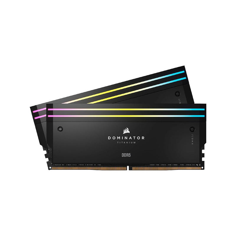 رم دسکتاپ کورسیر مدلDominator Titanium RGB (2x16GB) DDR5 7200MHz CL34 ظرفیت 32 گیگابایت