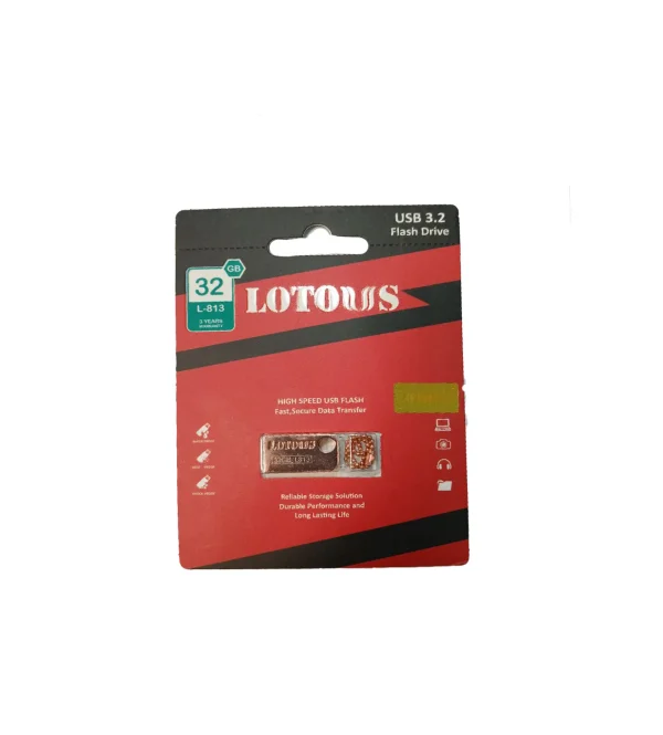 فلش مموری ۳۲ گیگابایت L813 لوتوس (LOTOUS) USB3.2