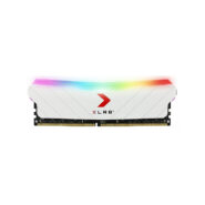 رم کامپیوتر پی ان وای مدل XLR8 RGB Gaming 3200MHz CL16 White Single ظرفیت 8 گیگابایت