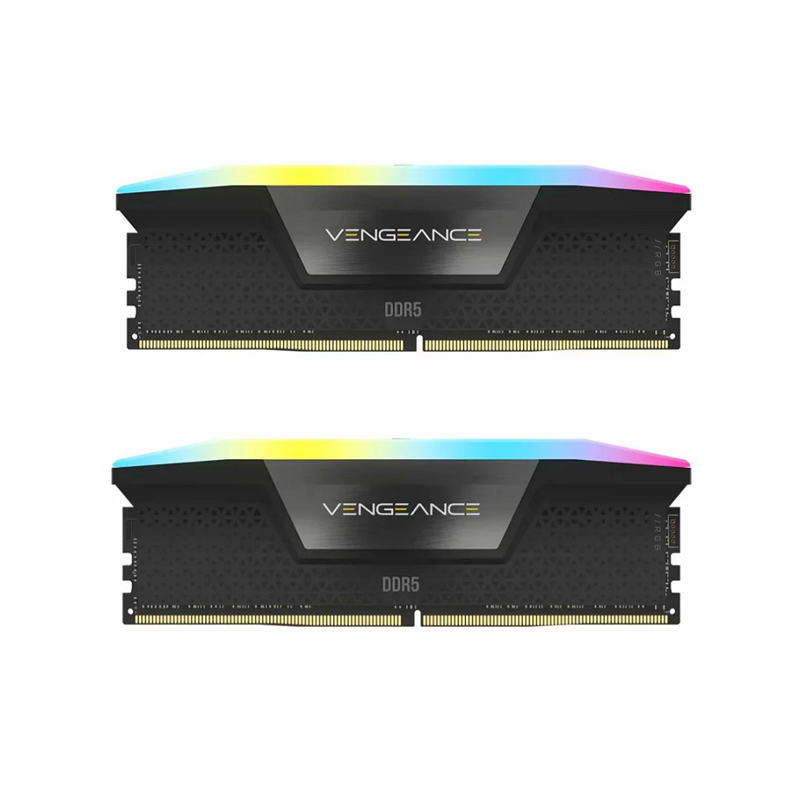 رم دسکتاپ کورسیر مدل VENGEANCE RGB DDR5 (2x16GB) 7200Mhz ظرفیت 32 گیگابایت