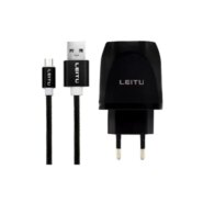 شارژر دیواری LH_19 لیتو LEITU به همراه کابل تبدیل MICROUSB