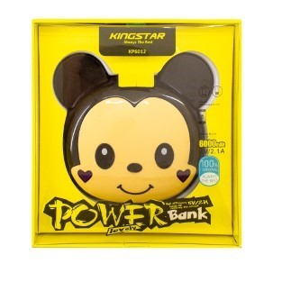 پاور بانک کینگ استار 6000 میلی امپر KP 6012