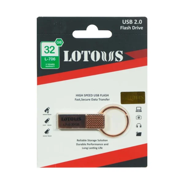 فلش مموری ۳۲ گیگابایت L706 لوتوس (LOTOUS)