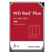 هارد دیسک اینترنال وسترن دیجیتال مدل RED PLUS WD60EFPX ظرفیت 6 ترابایت