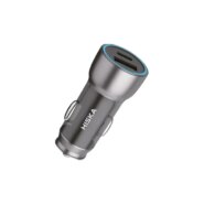 شارژر فندکی HCC-316 هیسکا (HISKA) همراه کابل USB-C