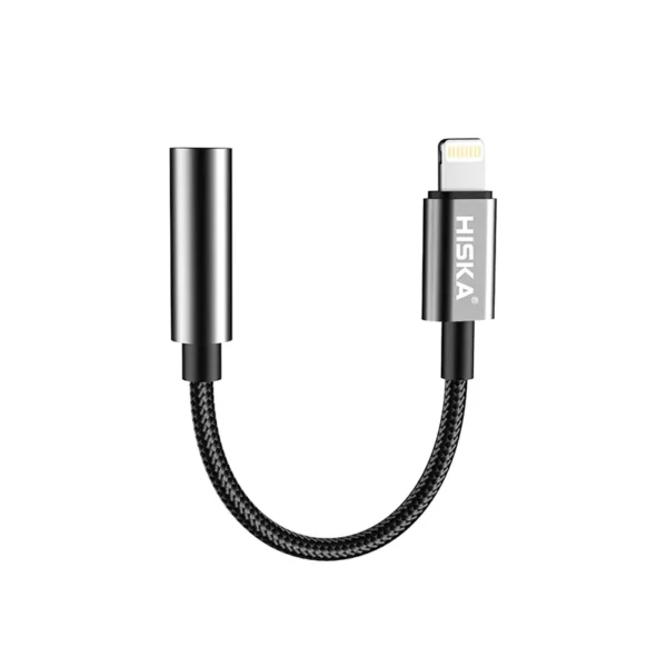 کابل تبدیل لایتنینگ به w24 aux هیسکا (HISKA)