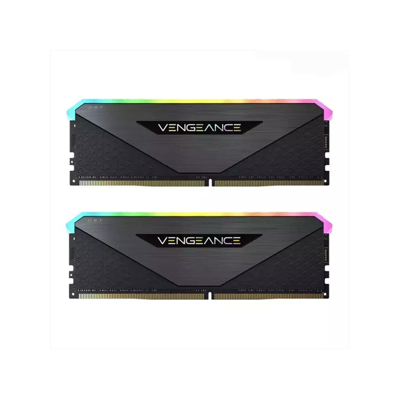 رم دسکتاپ کورسیر مدل VENGEANCE RGB RT Black 32GB 16GB×2 4600MHz CL18 ظرفیت 32 گیگابایت