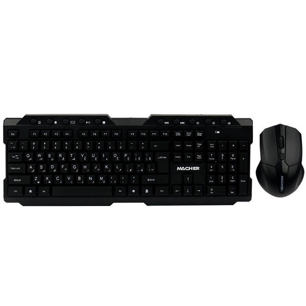 کیبورد و ماوس بی سیم MR-W405 مچر