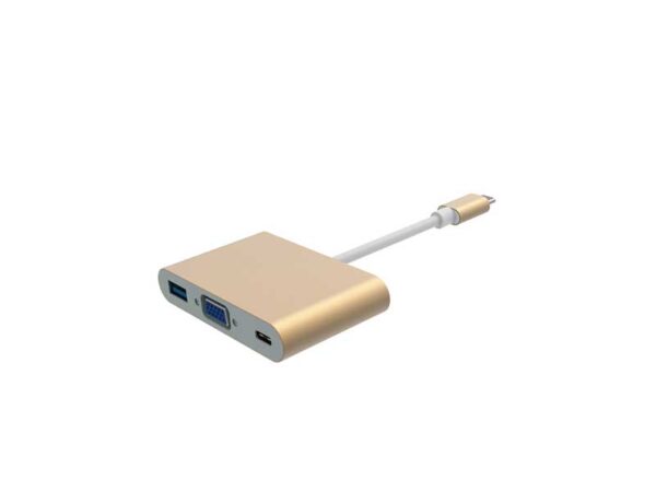 تبدیل تایپ سی به vgaسه کاره usb3