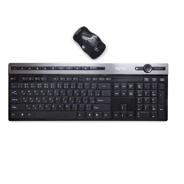 کیبورد و ماوس بی سیم TKM 7106 w تسکو