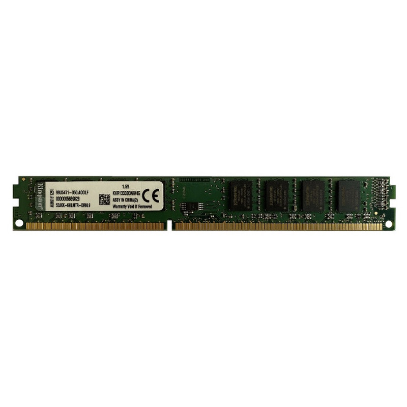 رم دسکتاپ DDR3 تک کاناله 1333 مگاهرتز cl9 کینگستون مدلkvr ظرفیت 4گیگابایت