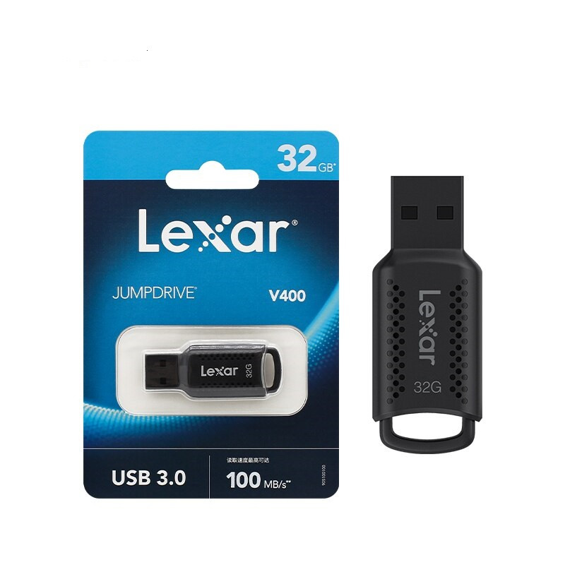 فلش مموری لکسار مدل V400 USB3.2 ظرفیت 32 گیگابایت
