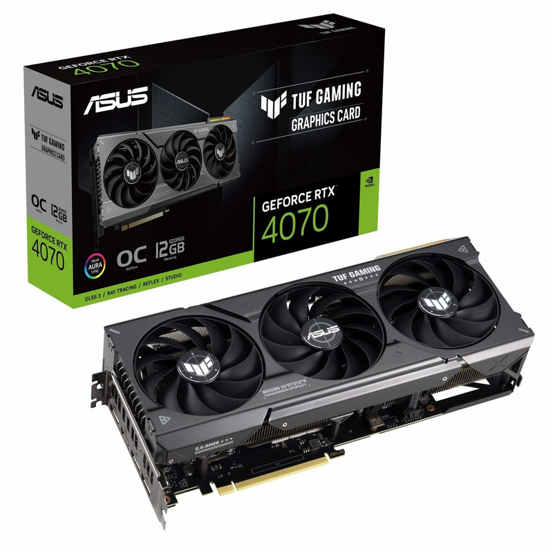 کارت گرافیک مبتنی بر NVIDIA ایسوس مدل TUF Gaming GeForce RTX4070 SUPER OC Edition 12GB