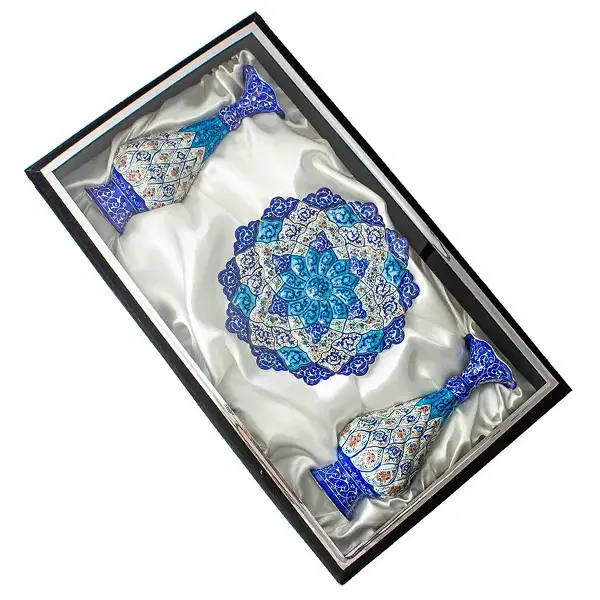 پک هدیه ظروف میناکاری MN01