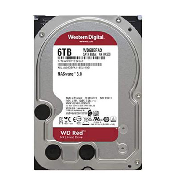 هارددیسک اینترنال وسترن دیجیتال مدل WD Red Plus NAS WD60EFAX ظرفیت 6 ترابایت