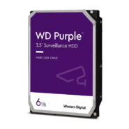 هارد دیسک اینترنال وسترن دیجیتال مدل Purple WD64PURZ ظرفیت 6 ترابایت