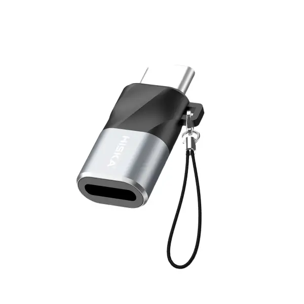 مبدل OTG لایتنینگ به تایپ سی H8 هیسکا HISKA