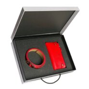 ست هدیه کیف و کمربند چرم LS07