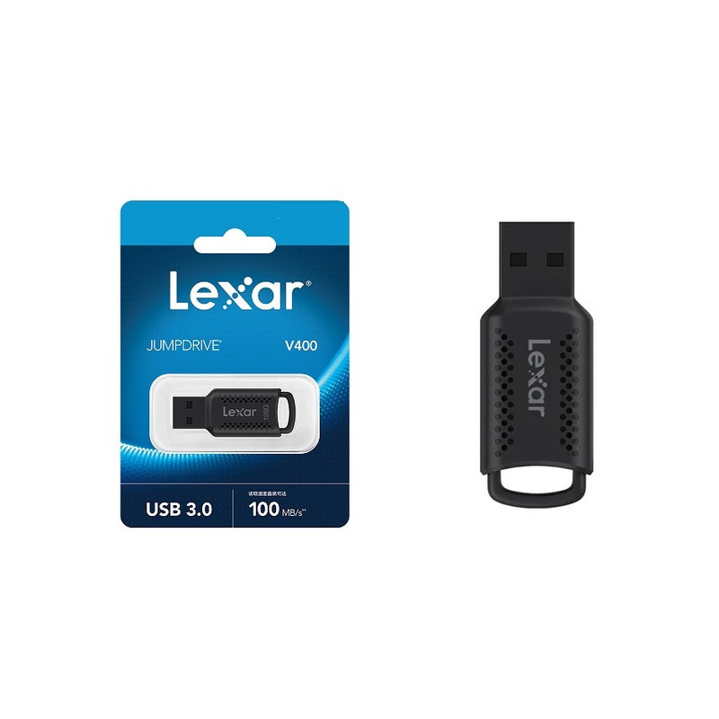 فلش مموری لکسار مدل V400 USB3.2 ظرفیت 128 گیگابایت
