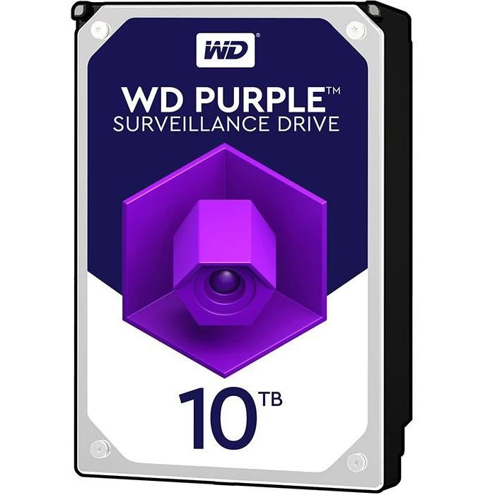 هارد اینترنال وسترن دیجیتال Purple Surveillance مدل Western Digital WD101PURA نوع رابط SATA3.0 ظرفیت 10 ترابایت