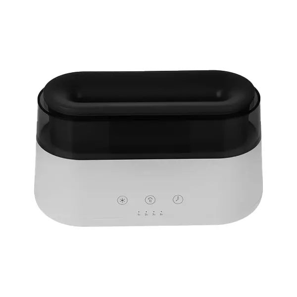 بخور سرد و ساعت رومیزی طرح شعله آتش A114